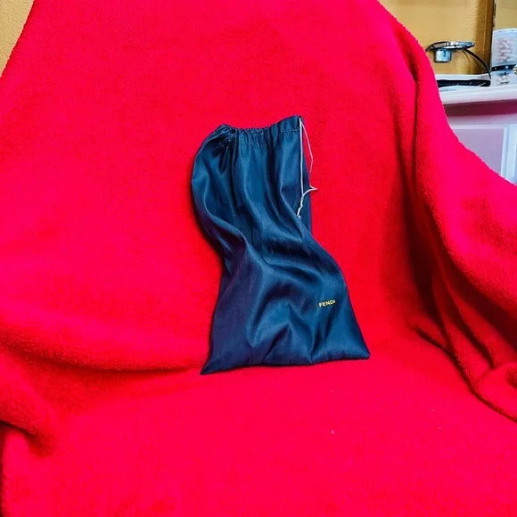 Fendi Black Mini Bag with Metallic Detail - Picture 10 of 10